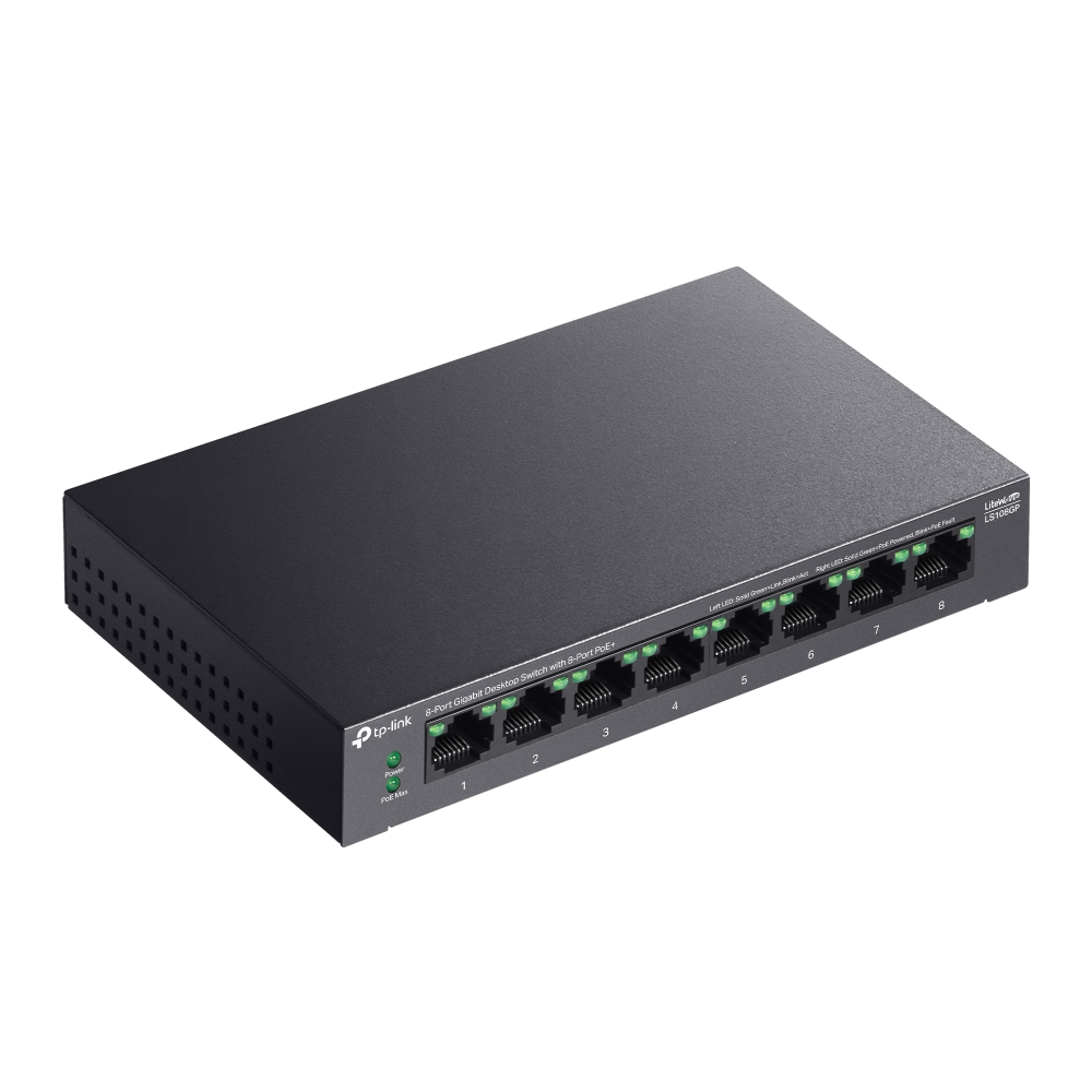 LS108GP 8-Port Gigabit Desktop Switch PoE+ — photo 4