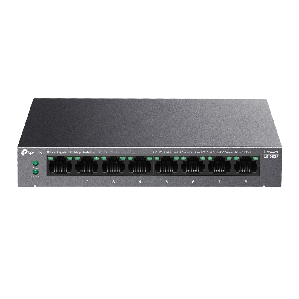LS108GP 8-Port Gigabit Desktop Switch PoE+ — photo 7