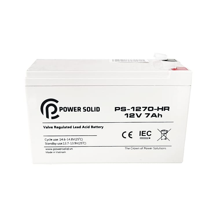 Power Solid AGM Battery 12V 7Ah HR — photo 3