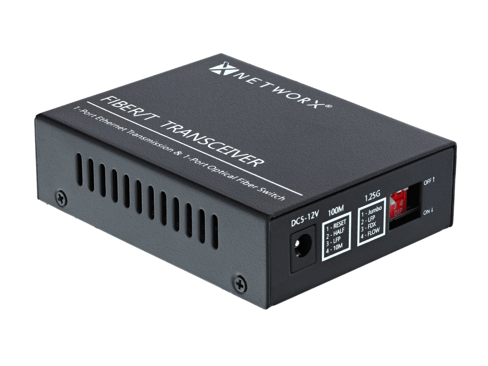 Gigabit Fiber Media Converter - 1000Base-SX — Networking Component
